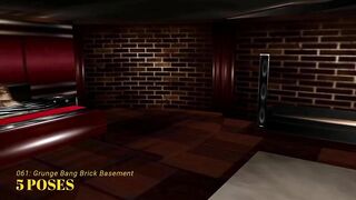 Imvu Black Market Room 061 Grunge Bang Brick Basement