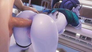 Widowmaker Anal Doggystyle (Animation With Sound)