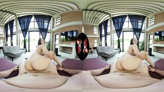 Vrlatina - Pretty Colombiana Removes Her Dress And Rides VR