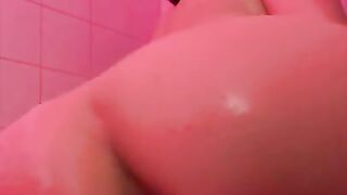 grinding my horny pussy on the bathtub