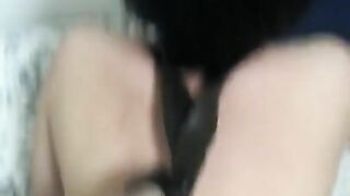 【素人ハメ撮り】超ドMの中国人学生をバックで首輪をしながらスパンキング　ハードセックス