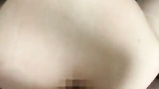 【素人ハメ撮り】超ドMの中国人学生をバックで首輪をしながらスパンキング　ハードセックス