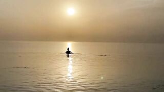 Monika Fox Esthetic Posing In The Sea