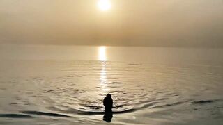 Monika Fox Esthetic Posing In The Sea