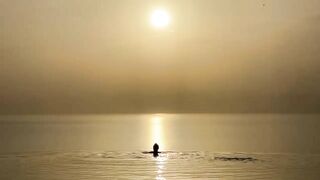 Monika Fox Esthetic Posing In The Sea