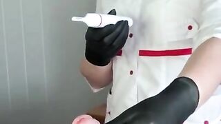 Compilation of clients unexpected ejaculations during waxing