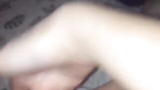 Teen Fingers her Wet Pussy until she Squirts on Snapchat