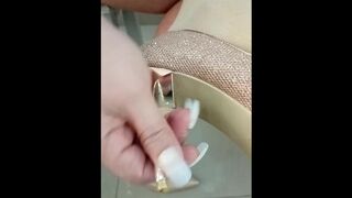 Goddess Playing with Heels. High Heels ASMR