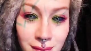 Anuskatzz WINK for you. More on Tiktok - name: Anuskatzz // SFW tattoo girl ink dreadlocks erotic