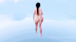 Asian Girl in Heaven Breast Expansion ASMR 3D Japanese Animation