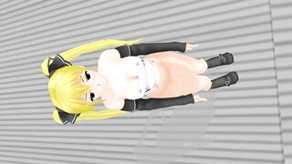 【MMD】It seems that he worked hard at a high place - Healthy blue sky