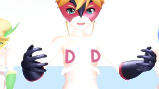 【MMD】Even at the northernmost tip-summer can be hot (Toyoura West)【R-18】