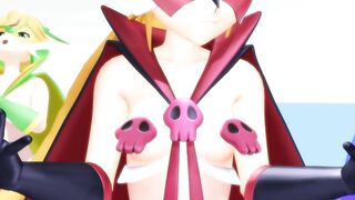 【MMD】Even at the northernmost tip-summer can be hot (Toyoura West)【R-18】