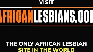 Let's play with this sex toy babe - Real African Lesbian Sex -