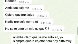 Mensajes de Whatsapp engaño a mi Novia en una Fiesta