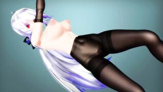 【MMD】(Pantyhose) Haku - sexymi【R-18】