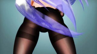 【MMD】(Pantyhose) Haku - sexymi【R-18】