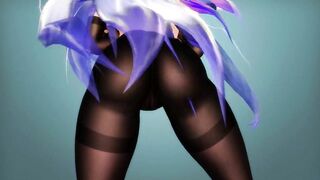 【MMD】(Pantyhose) Haku - sexymi【R-18】