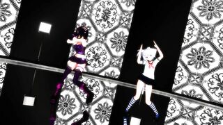 【MMD】Kaat & Luna - Galaxis!【R-18】