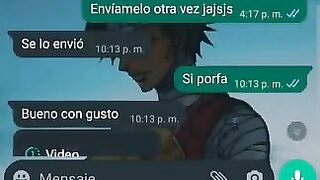 Hablamos por Whatsapp y manda un vídeo masturbándose