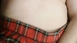 HORNY SCHOOLGIRL FINGERING A WET PUSSY FOR TEACHER  AS HOMEWORK