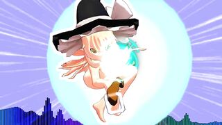 Reimu and Marisa's SEX Dance - Touhou - MMD