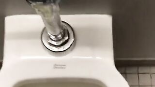 FTM using a urinal with my dick extender @jake.danger on OF