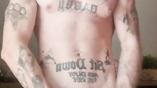 Big cock teen jerked off his huge big cock