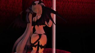 【SEX-MMD】Haku-Succubus - Pole_dance + SEX【R-18】