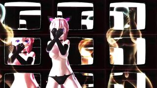 【MMD】PiNK CAT ! ! !【R-18】