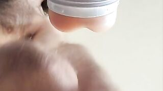 Fleshlight fuck quickie