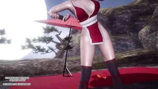 MMD Cold Water May Shiranui Sexy Hot Dance 4K 60FPS