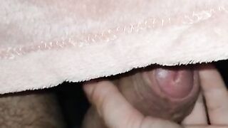 Step Mom Morning Handjob by step mom with Massive Cumshot on Body... She Love the Sperm!