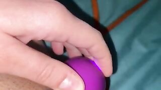 COMING HARD with my toy!! Loud intense orgasm made me shake