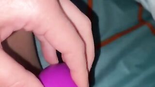 COMING HARD with my toy!! Loud intense orgasm made me shake