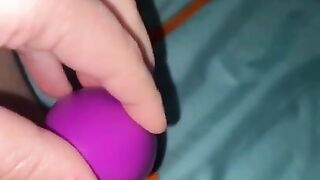 COMING HARD with my toy!! Loud intense orgasm made me shake