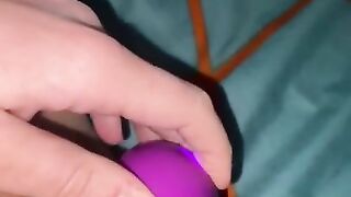 COMING HARD with my toy!! Loud intense orgasm made me shake