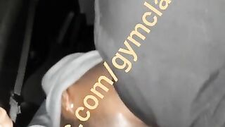 Sucking and swallowing mixed DL dick