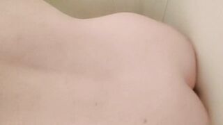 Catching the wife fucking a dildo in the shower