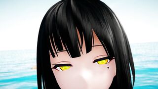 【MMD R-18 SEX DANCE】KANGXI Kiss me Hard Sex On The Beach Hot Pussy Fucked [CREDIT BY] Shark100