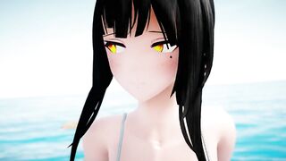 【MMD R-18 SEX DANCE】KANGXI Kiss me Hard Sex On The Beach Hot Pussy Fucked [CREDIT BY] Shark100