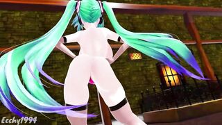 HENTAI THICC MIKU NUDE DANCE BASS KNIGHT MMD EMERALD HAIR COLOR EDIT SMIXIX ❤️