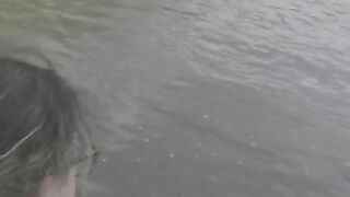 Quick fuck while fishing