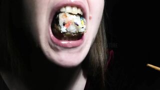 Delicious giantess dinner | Tongue Fetish |