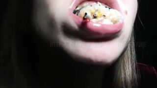 Delicious giantess dinner | Tongue Fetish |