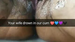 After this Gangbang my Wife Fucks only No-condom and No-pills [cuckold. Snapchat]