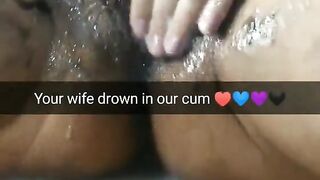 After this Gangbang my Wife Fucks only No-condom and No-pills [cuckold. Snapchat]