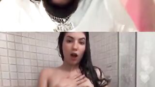 WHITE GIRL GROUPIE PUTS ON a SHOW FOR RAPPER GOLD GAD ON INSTAGRAM LIVE