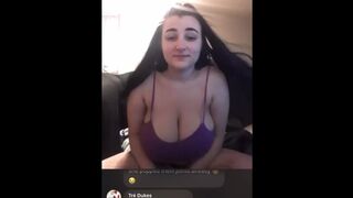 Big Ass Tits, Flashing me on Facebook Live