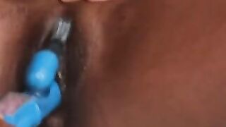 Pumping my Ebony ASS after drlling my PUSSY